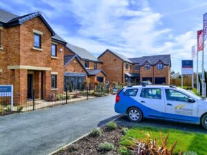 Facilco vehicles at house building site